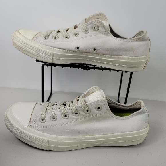 Converse Chuck Taylor 2 All Star Green  beige unisex shoes Sneakers - Picture 6 of 12